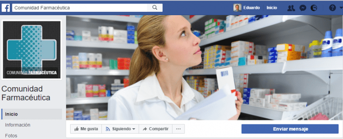 pagina de facebook de farmacia