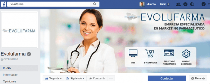 paginas de facebook de farmacia